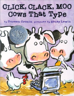 Click Clack Moo Cows That Type Book Cover