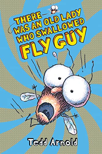 There Was an Old Lady Who Swallowed Fly Guy book cover